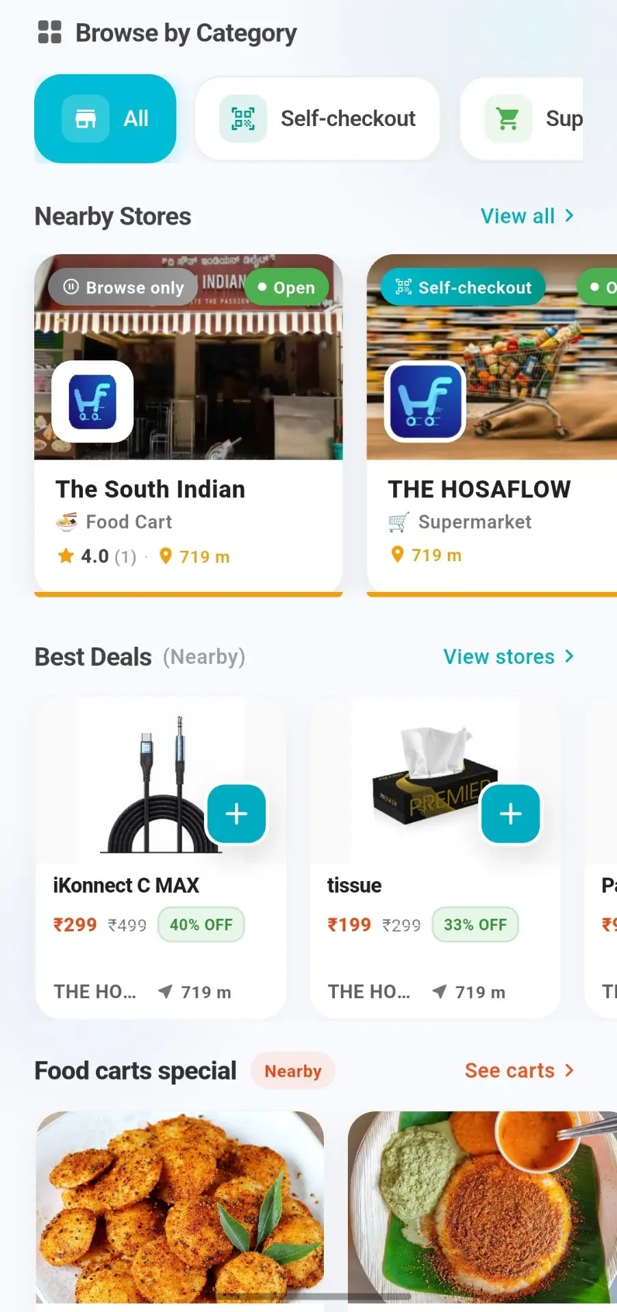 HosaFlow app screenshot